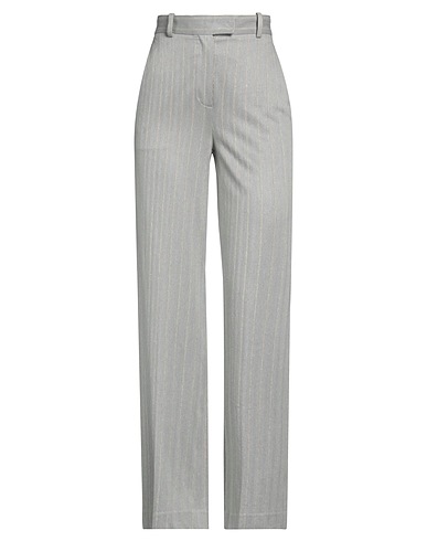 CIRCOLO 1901 Casual trouser Grey 66% Linen, 34% Cotton
