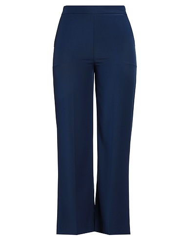 MARKUP Casual pants Navy 94% Polyester, 6% Elastane
