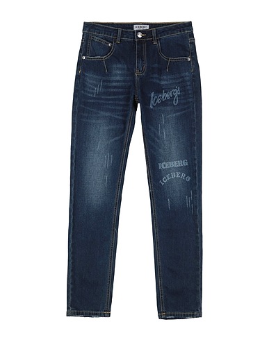 ICEBERG Denim trousers Blue 98% Cotton, 2% Elastane