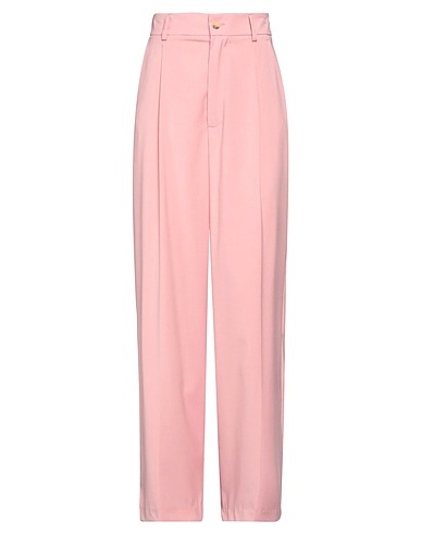 VICOLO Casual pants Pink 69% Polyester, 25% Viscose, 6% Elastane