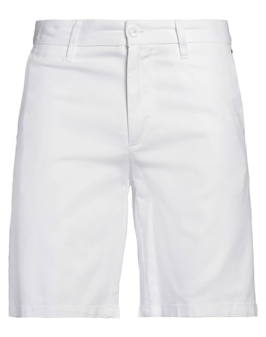 ONLY & SONS Shorts & Bermuda White 73% Cotton, 25% Linen, 2% Elastane