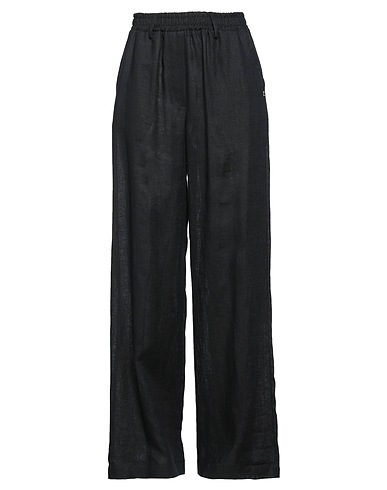 MARKUP Casual pants Black 100% Linen