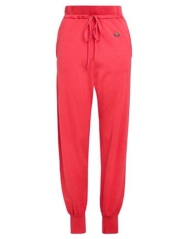 VIVIENNE WESTWOOD Casual trouser Coral 85% Cotton, 15% Cashmere