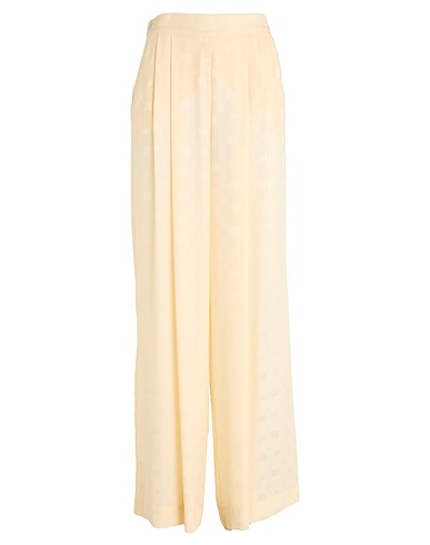 BLAZÉ Milano Casual pants Beige 100% Silk