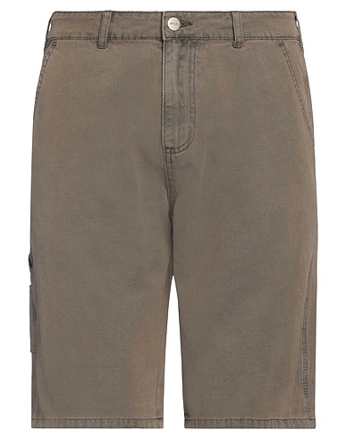 R-YTUAL Shorts & Bermuda Verde militare 100% Cotone