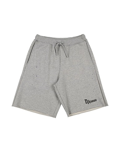 DSQUARED2 Shorts & Bermuda Grey 100% Cotton