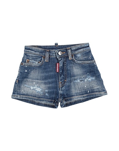 DSQUARED2 Denim shorts Blue 93% Cotton, 4% Polyester, 3% Elastane