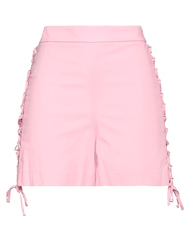 FEDERICA TOSI Shorts & Bermuda Pink 98% Cotton, 2% Elastane