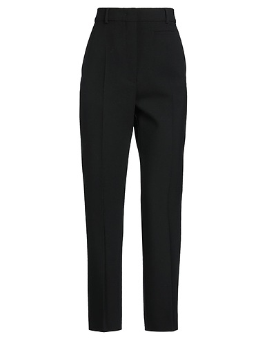 SPORTMAX Casual trouser Black 96% Virgin Wool, 4% Elastane
