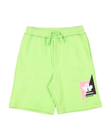 DSQUARED2 Shorts & Bermuda Light green 100% Cotton