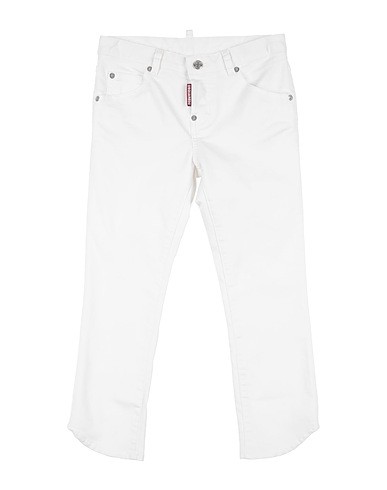 DSQUARED2 Casual pants White 98% Cotton, 2% Elastane