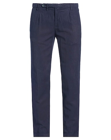 AT.P.CO Casual pants Midnight blue 59% Tencel™, 24% Cotton, 17% Linen