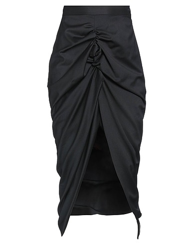 VIVIENNE WESTWOOD Midi skirt Black 100% Virgin Wool