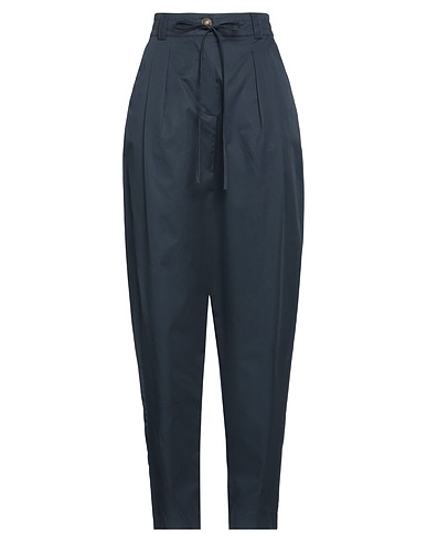 ALESSIA SANTI Casual trouser Midnight blue 100% Cotton