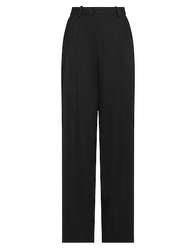 FEDERICA TOSI Casual pants Black 57% Polyamide, 25% Virgin Wool, 15% Viscose, 3% Elastane, Acetate