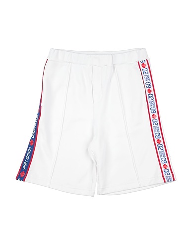 DSQUARED2 Shorts & Bermuda White 59% Nylon, 41% Cotton, Polyester, Elastane
