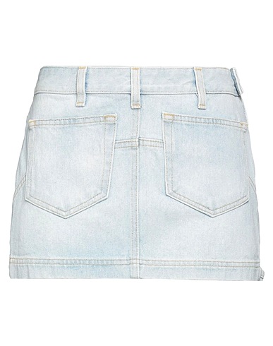 THE ATTICO Denim skirt Blue 100% Cotton