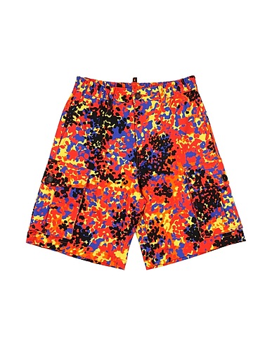 DSQUARED2 Shorts & Bermuda Orange 98% Cotton, 2% Elastane