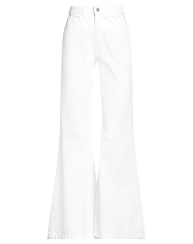 HINNOMINATE Pantaloni jeans Avorio 100% Cotone