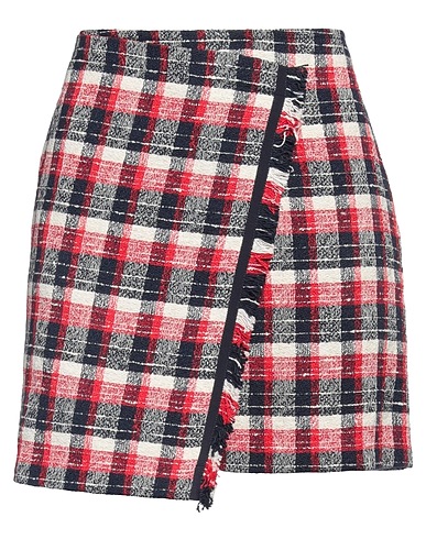 CARACTÈRE Mini skirt Red 60% Cotton, 40% Polyester