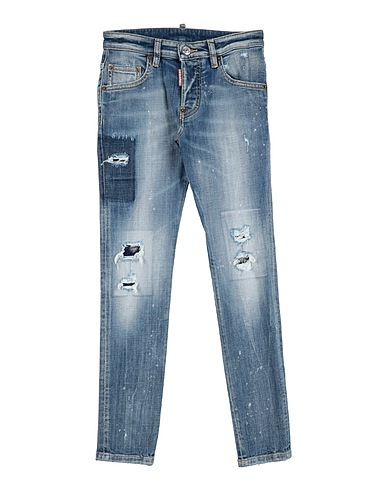 DSQUARED2 Denim trousers Blue 99% Cotton, 1% Elastane