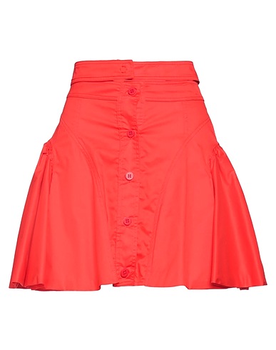 ANDREĀDAMO Mini skirt Red 100% Cotton