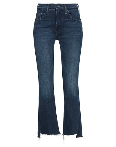 MOTHER Denim trousers Blue 64% Cotton, 22% Recycled cotton, 13% Polyester, 1% Elastane