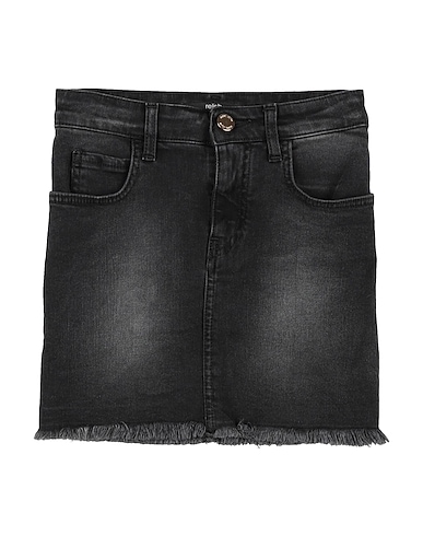 RELISH Denim skirts 95% Cotton, 5% Elastic fibres
