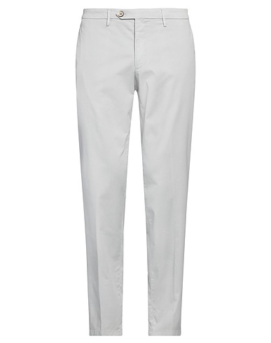 MICHAEL COAL Casual trouser Light grey 88% Cotton, 9% Polyester, 3% Elastane