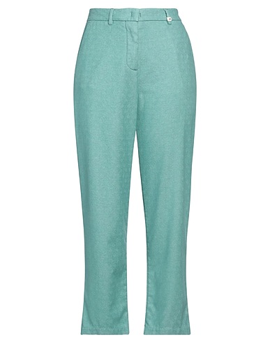MYTHS Casual pants Turquoise 80% Virgin Wool, 20% Elastane