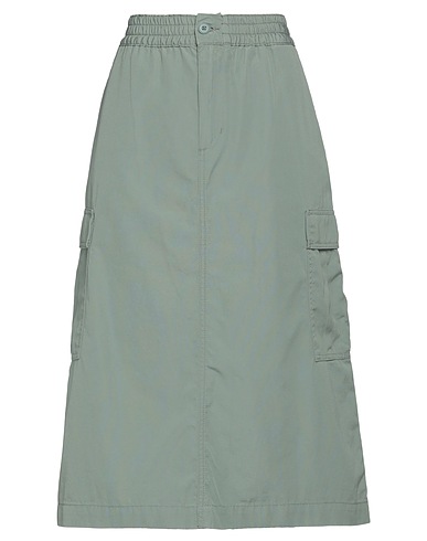 CARHARTT Midi skirt Military green 100% Cotton