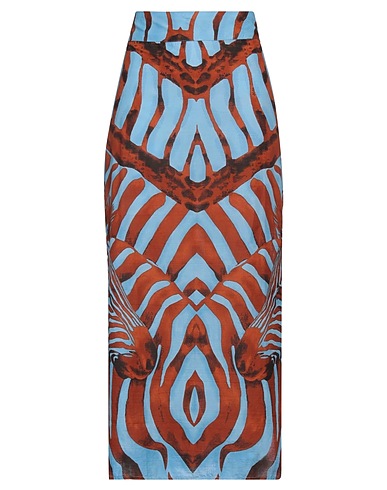 CONNOR & BLAKE Maxi Skirts Azure 100% Cotton