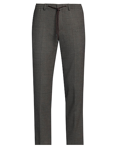 MICHAEL KORS MENS Casual pants Dark brown 53% Wool, 45% Polyester, 2% Elastane