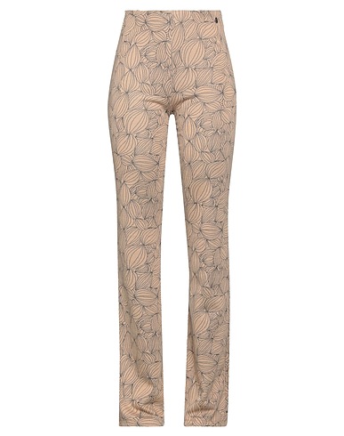 KONTATTO Casual pants Camel 77% Polyester, 21% Viscose, 2% Elastane