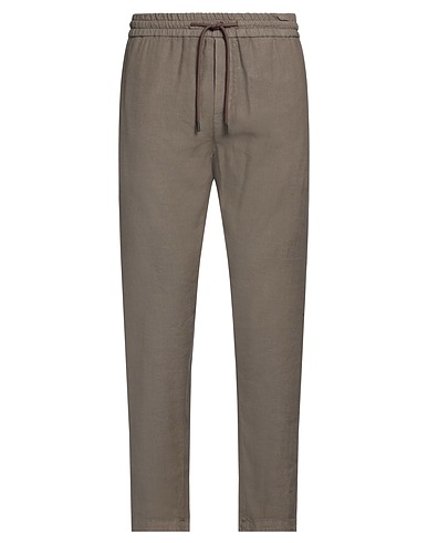 DONDUP Casual trouser Lead 62% Linen, 37% Viscose, 1% Elastane