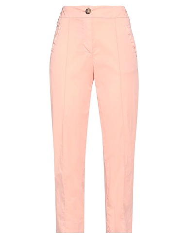 ALESSIA SANTI Casual trouser Pink 66% Cotton, 31% Polyamide, 3% Elastane
