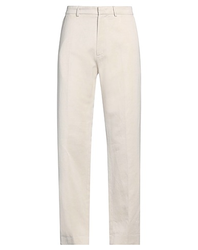 SEAFARER Casual pants Off white 66% Cotton, 34% Linen