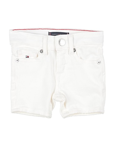 TOMMY HILFIGER Denim trousers White 98% Cotton, 2% Elastane