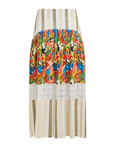 CONNOR & BLAKE Long skirt Green 100% Cotton