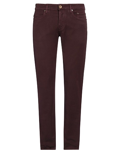 SIVIGLIA Casual trouser Burgundy 98% Cotton, 2% Elastane