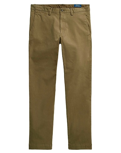 POLO RALPH LAUREN Casual trouser Stretch Slim Fit Textured Chino Pant
 Military green 98% Cotton, 2% Elastane