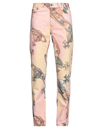 VIVIENNE WESTWOOD Denim pants Pink 100% Cotton
