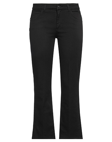 CARACTÈRE Casual trouser Black 98% Cotton, 2% Elastane