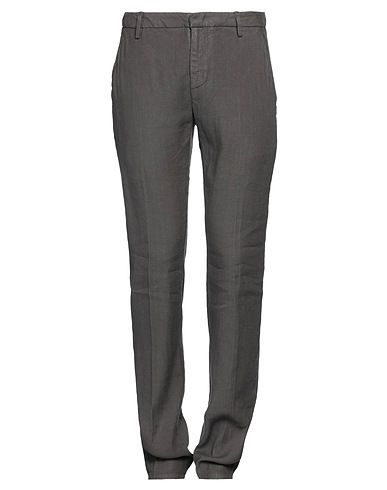 DONDUP Casual pants Charcoal 62% Linen, 37% Viscose, 1% Elastane