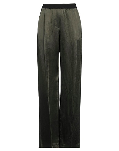 CARACTÈRE Casual pants Military green 52% Viscose, 48% Linen
