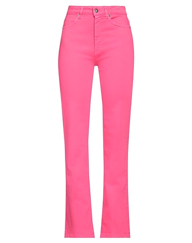 SOLOTRE Denim pants FUCSIA 100% Cotton