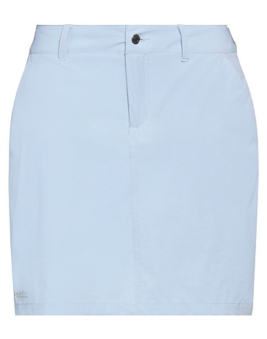 COLUMBIA Mini skirt Sky blue 86% Nylon, 14% Elastane
