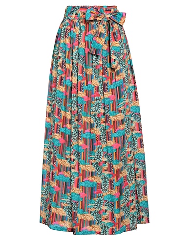 CONNOR & BLAKE Gonna lunga Turchese 100% Cotone