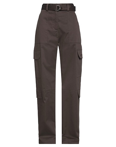 MSGM Pantalon Marron 98% Coton, 2% Élasthanne