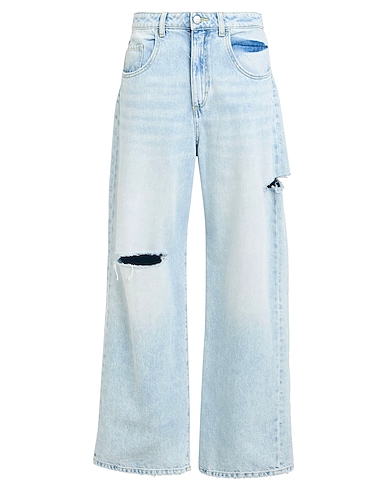 ICON DENIM Denim trousers BLU 100% Cotton